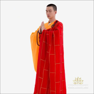 Alternative view of Áo Cà Sa - Áo Tùy Y 25 Điều Màu Đỏ, Nhiều Size