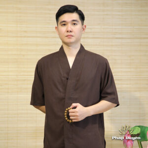 Alternative view of Bộ Nam Bà Lai Vải Linen Màu Nâu Đen, Nhiều Size